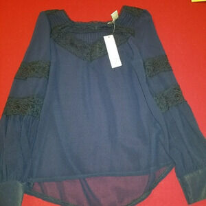 Navy blouse 